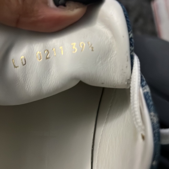 Louis Vuitton authentic blue Jean canvas shoes - Picture 4 of 4